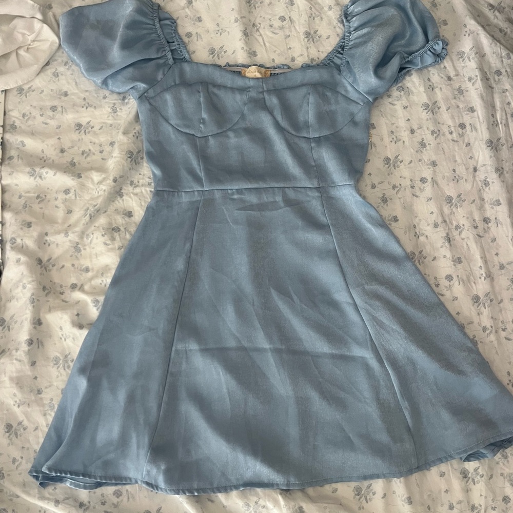 Altar'd State Blue Formal Dress Elegant Design